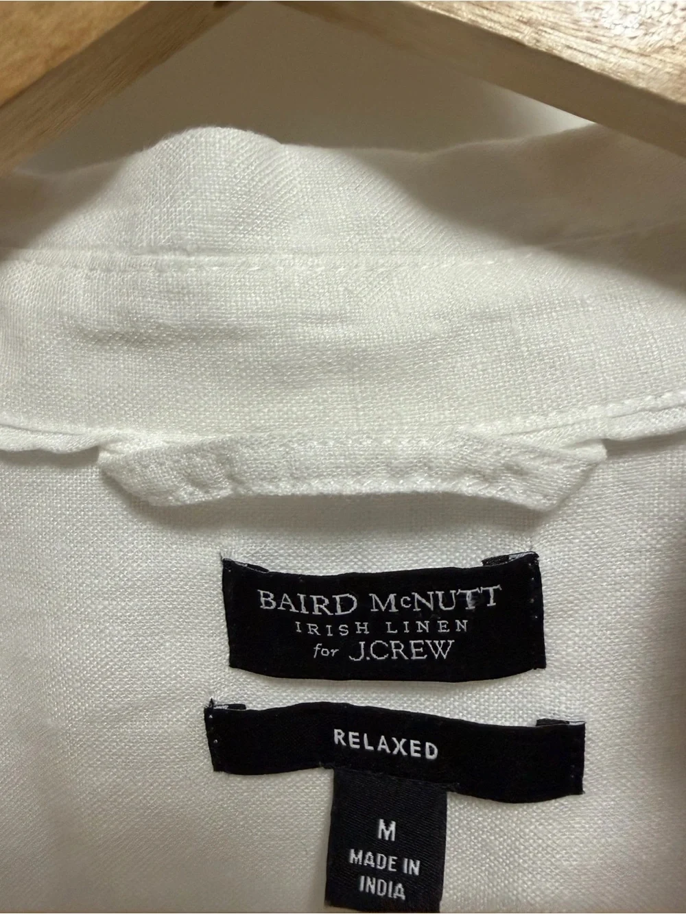 Baird McNutt Irish Linen for J Crew Capitaine Shirt Women’s Size Medium - Picture 3 of 6